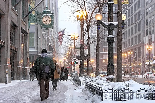 Chicago Buried Under 17 Inches of Snow, Travel Disrupted