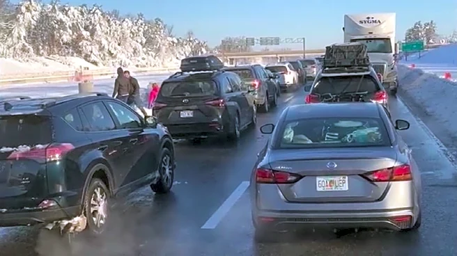 Hazardous Winter Travel Along I-95 With Incoming Arctic Surge