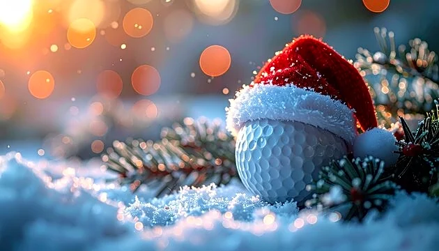 Santa And Snowy Fun Take Over A Midwest Golf Resort