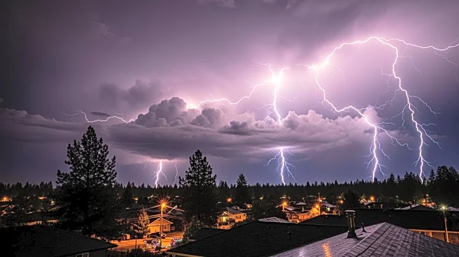 Thunderstorms Hit Roseville During Christmas Celebrations