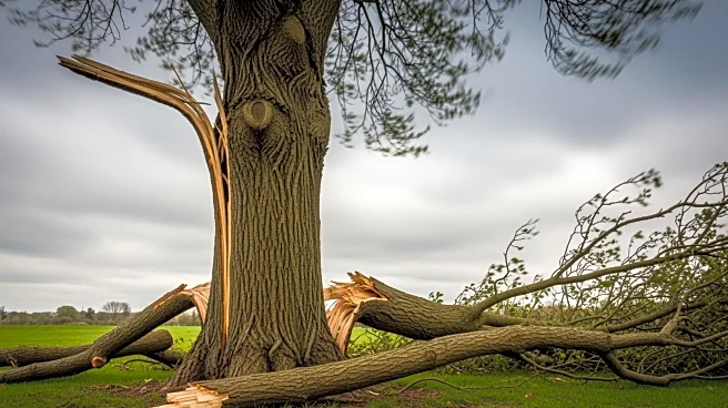 Strong Winds Cause Tree Damage in Massachusetts
