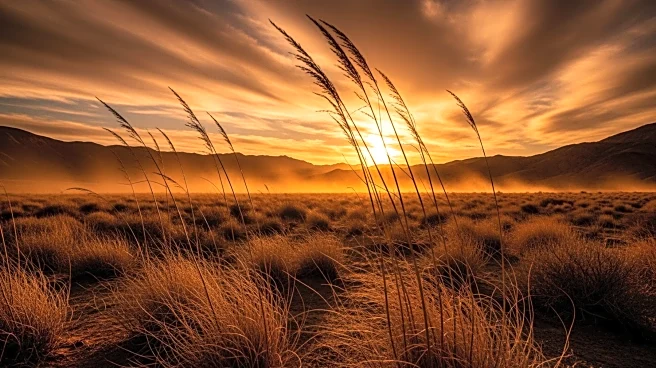 Strong Santa Ana Winds Impact Southern California
