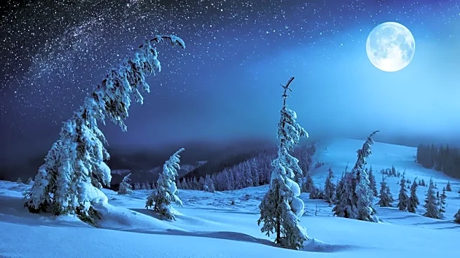 February Snow Moon Lights Up Sky With Stunning Winter Spectacle