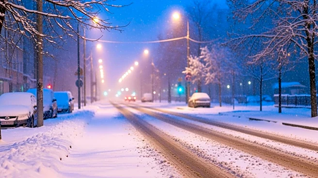 Snowstorm Hits New York City, Creating Hazardous Road Conditions