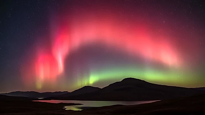 Rare Red-Toned Aurora Borealis Illuminates Scotland's Night Sky