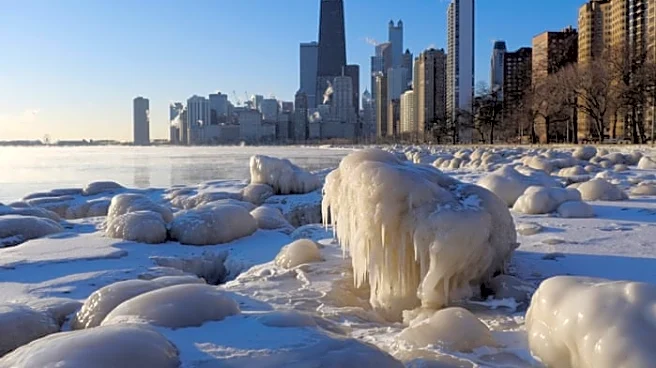Frozen Lake Michigan Shores Captured in Stunning Drone Footage