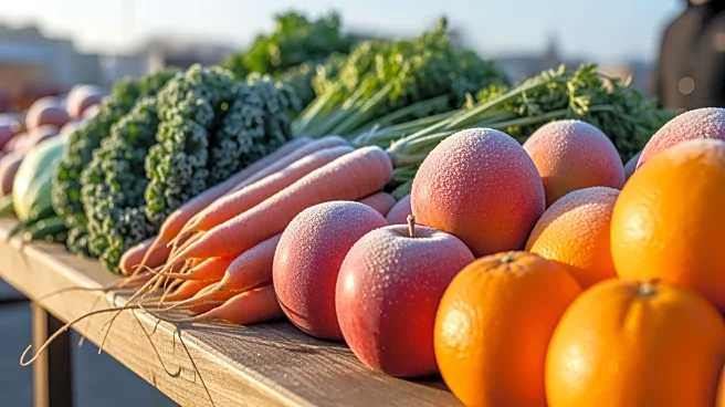 Bitter Cold Hits Chicago's South Loop Farmers Market