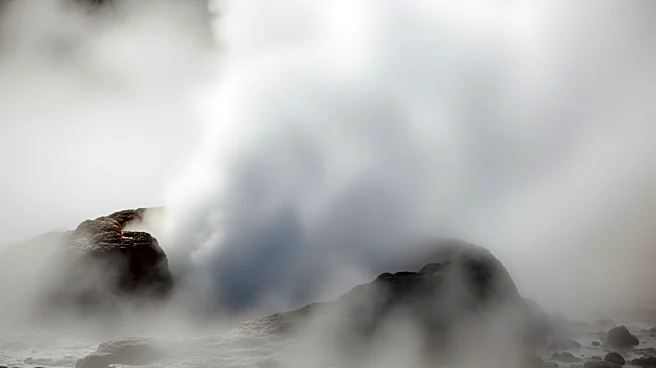 Yellowstone National Park Experiences Dense Geyser Fog