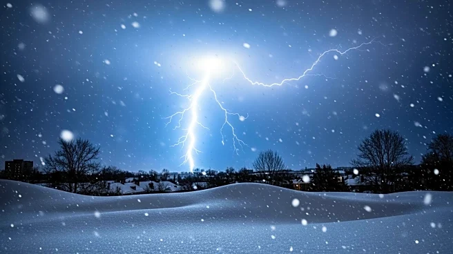 Thundersnow Captured in Buffalo, New York Amid Major Winter Storm