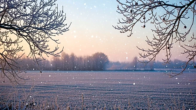 Cold Weather and Snow Flurries Expected in Albia, Iowa