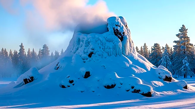 Ice Volcano Erupts at Letchworth State Park, NY