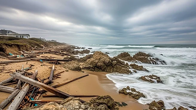 Outer Banks Beach Homes Collapse Due to Nor'easter