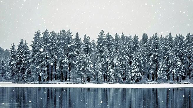 Cold Front Brings Snow to Minneapolis, Minnesota