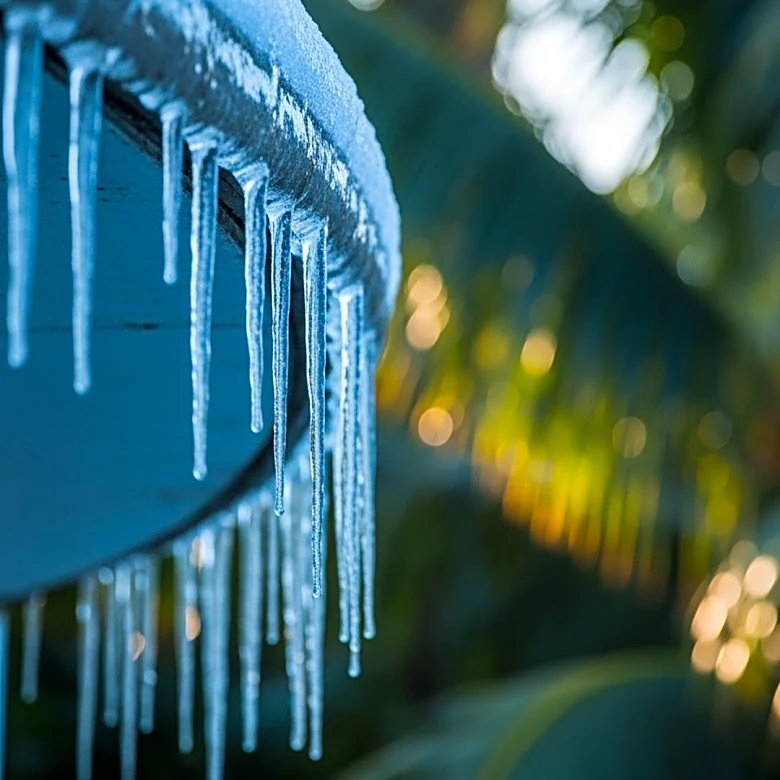 Cold Snap Causes Icicles at Disney World, Florida