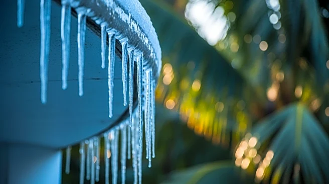 Cold Snap Causes Icicles at Disney World, Florida