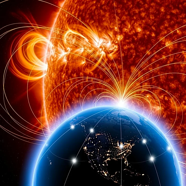 Solar Flare Causes Radio Blackouts, CME to Graze Earth
