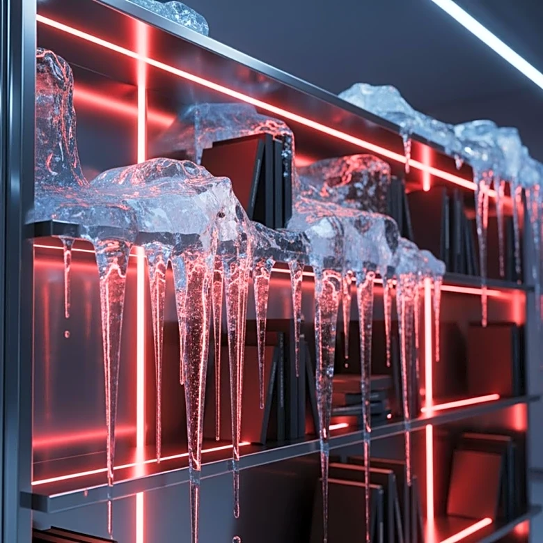 Mars Library Faces Water Damage from Ice Dams