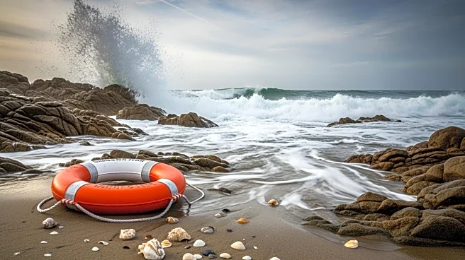 Surfer Rescued from Strong Waves in Santa Barbara