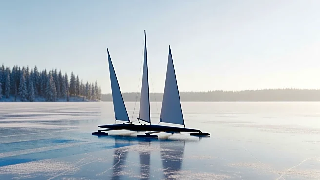 Frigid Temperatures Enable Iceboating on New Jersey Lakes
