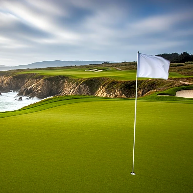 Strong Winds Challenge Golfers at Pebble Beach