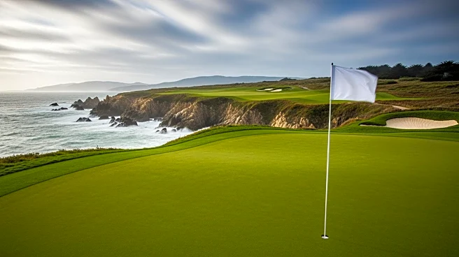 Strong Winds Challenge Golfers at Pebble Beach
