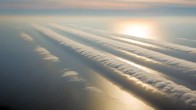 Cloud Streets Form Off Florida Coast Amid Cold Snap