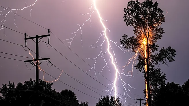 Lightning Strikes Tree in East Bay, Causes Power Line Damage