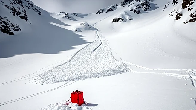 Avalanche Traps Skiers in Northern California Mountains
