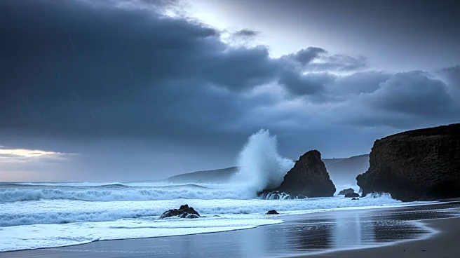 Heavy Rain Prompts Water Warning at Los Angeles County Beaches