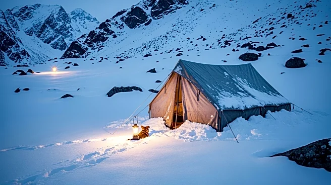 California Camper and Dog Rescued Amid Heavy Snowfall