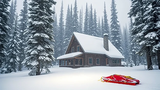 Camper and Dog Rescued from Heavy Snow in San Bernardino Mountains