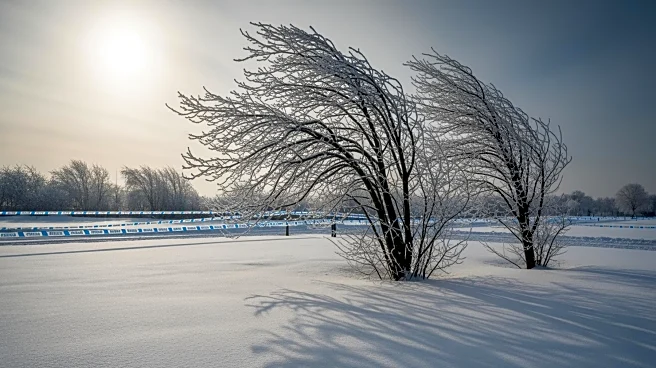 Windy and Cold Conditions Persist in Maryland Following Snowstorm