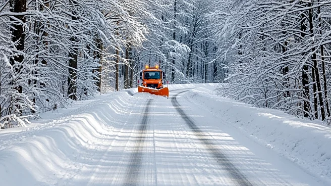 Heavy Snowfall Hits Doylestown, Pennsylvania, Prompting Road Clearing Efforts