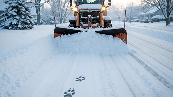 Blizzard Hits Long Island, Snow Plow Driver Rescues Dogs