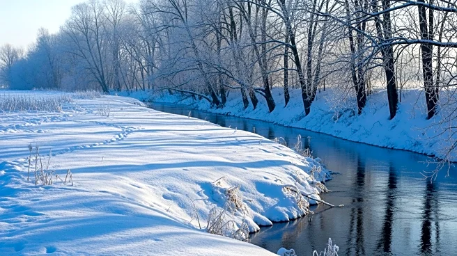 Fresh Snowfall Creates Picturesque Scene in Kingston, New York