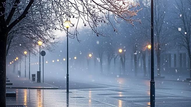 Chilly Start to a Bright Day in New York with Snow and Rain Possible