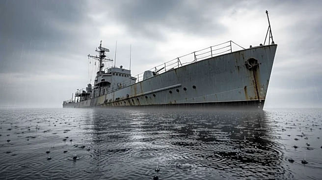 Buffalo WWII Ship Faces Water Ingress Amidst Heavy Rain