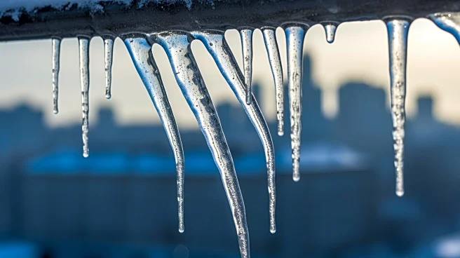 Pittsburgh Faces Cold Weather with Sideways Icicles