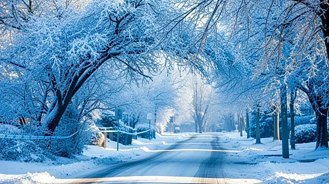 Snowfall and Cold Temperatures Hit Manchester, NH