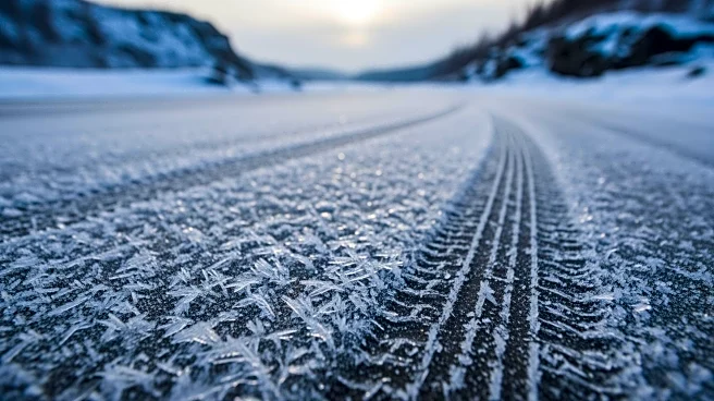 Icy Roads Lead to Car Crash in Colorado River