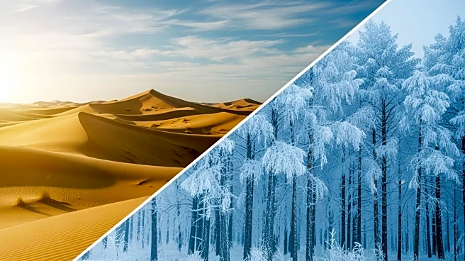 U.S. Winter: Record Warmth in West, Cold in East