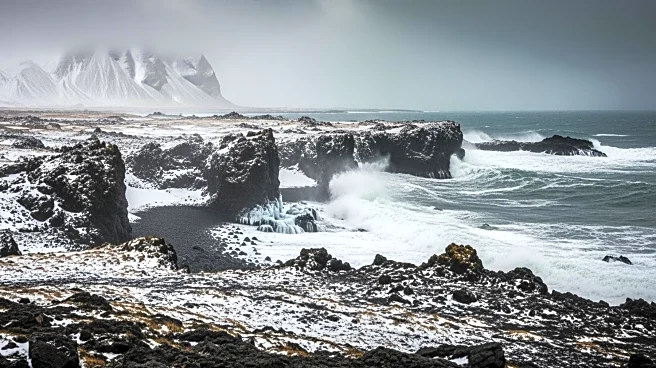 Strong Winds and Sleet Expected Across Iceland on March 8, 2026