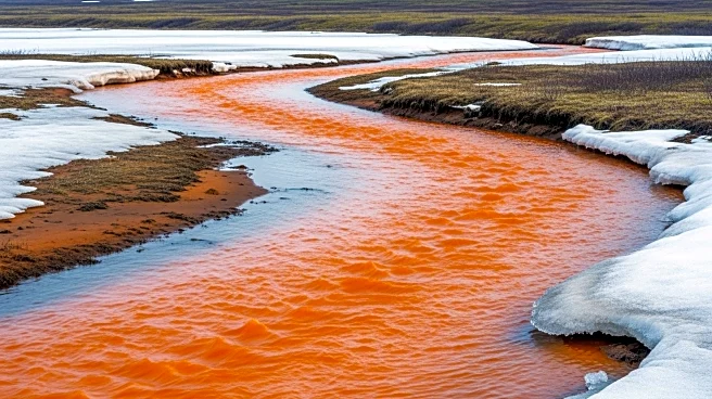 Arctic Rivers Turning Orange Due to Permafrost Thaw
