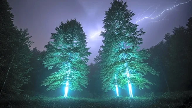 Trees Emit Ghostly Light During Thunderstorms Across US East Coast