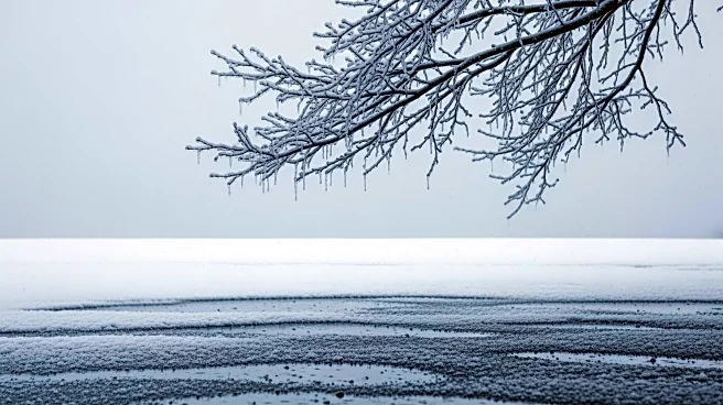 Cold Rain and Snow Follow Storms in Maryland
