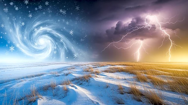 Blizzard and Severe Thunderstorms Threaten Midwest and Plains