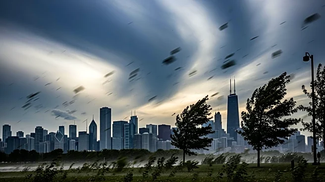 Strong Winds Cause Disruption Across Chicago Area