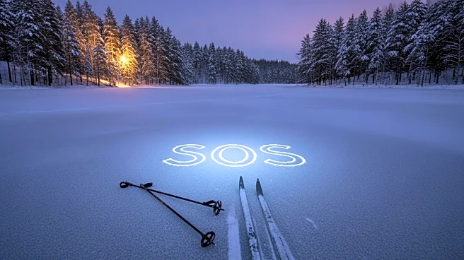 German Skiers Rescued After SOS Signal on Frozen Lake