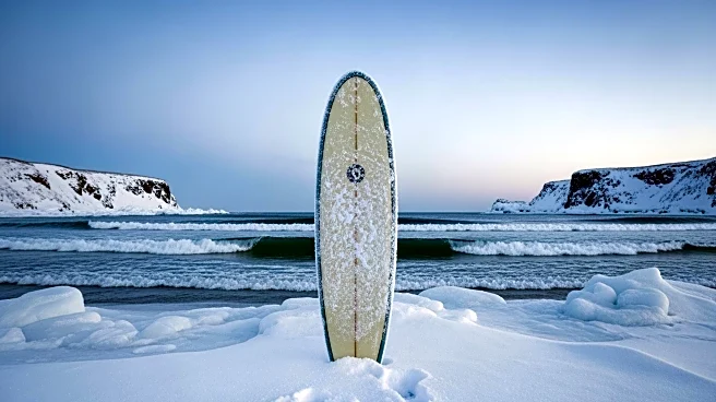 Surfers Brave Arctic Polar Vortex in Finnmark, Norway