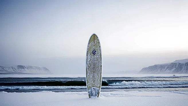 Surfers Brave Arctic Polar Vortex in Northern Norway